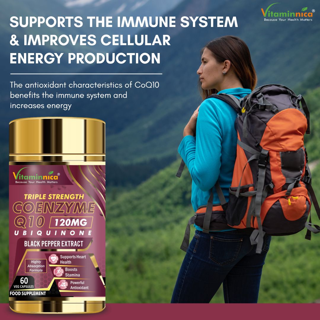 Vitaminnica Coenzyme Q10 120mg- 60 Capsules