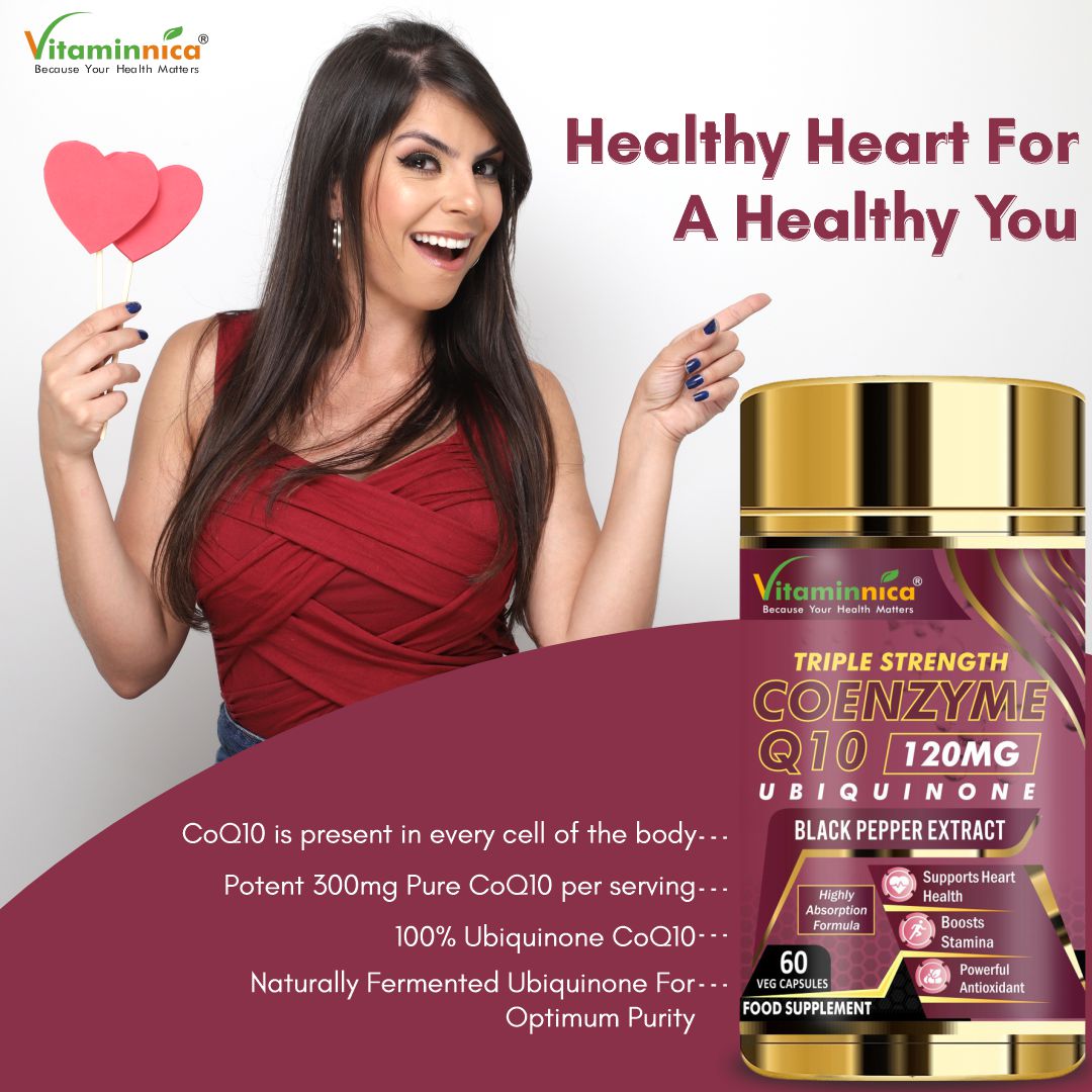 Vitaminnica Coenzyme Q10 120mg- 60 Capsules
