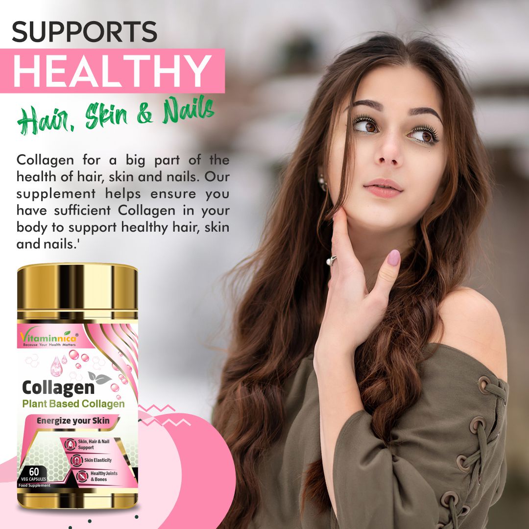 Vitaminnica Plant Based Collagen- 60 Capsules