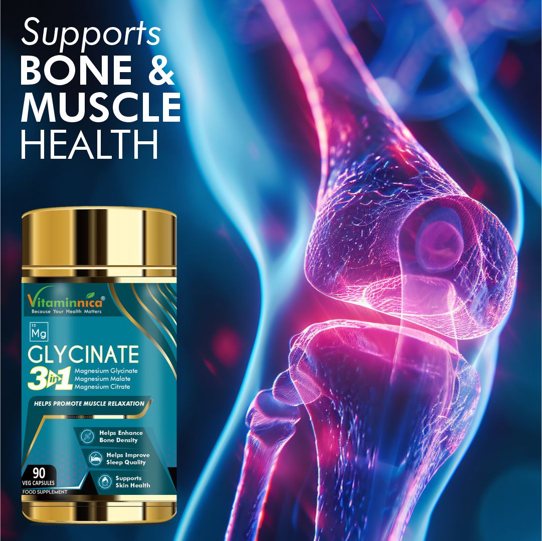 Vitaminnica Magnesium Glycinate 3 in 1- 90 Capsules