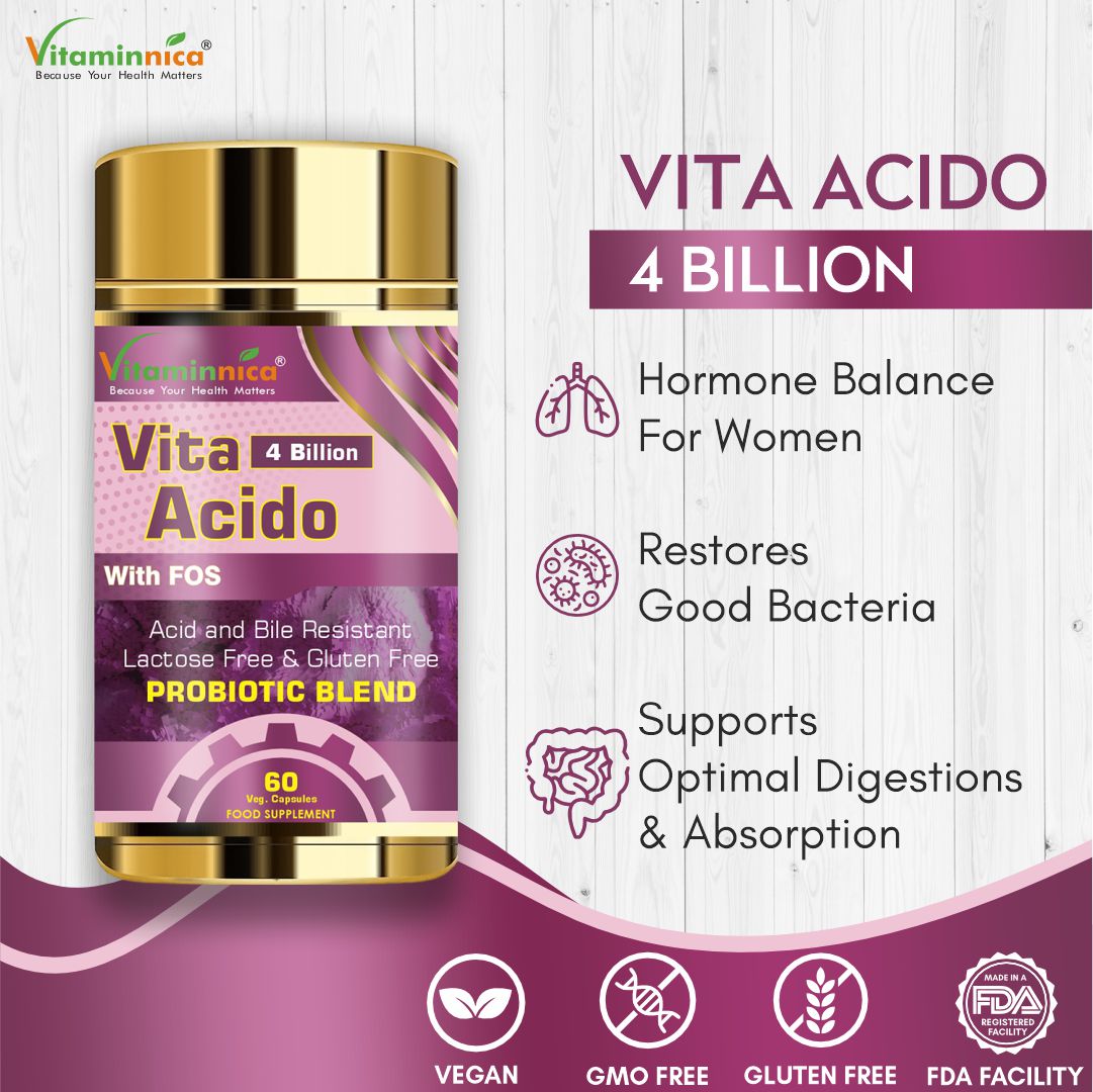 Vitaminnica Vita Acido Probio- 60 Capsules