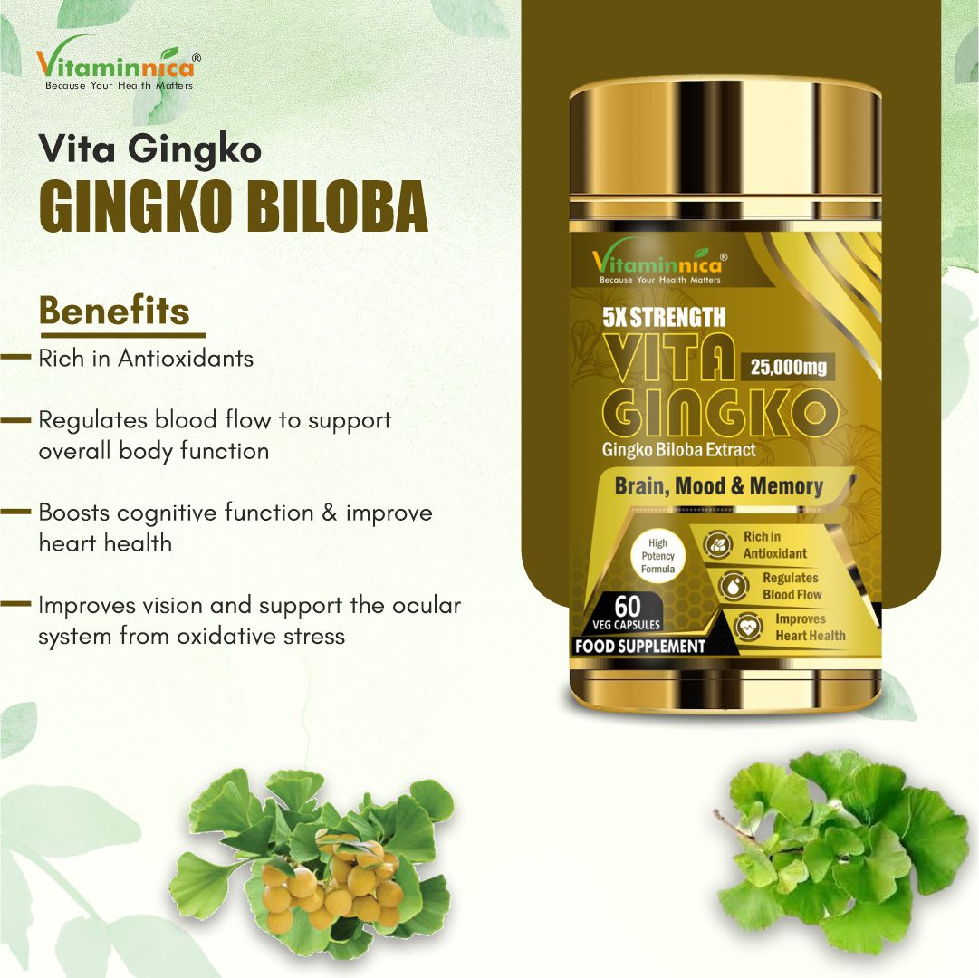Vitaminnica Vita Gingko 500 mg - 60 gélules