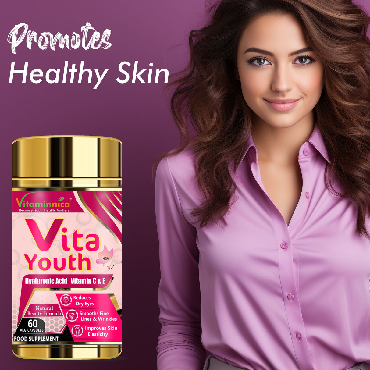 Vitaminnica Vita Youth Natural Beauty Support- 60 Capsules