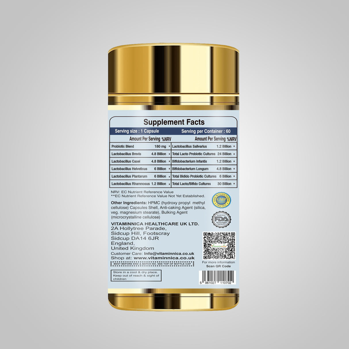 Vitaminnica Vita Mood Probio- 60 Capsules