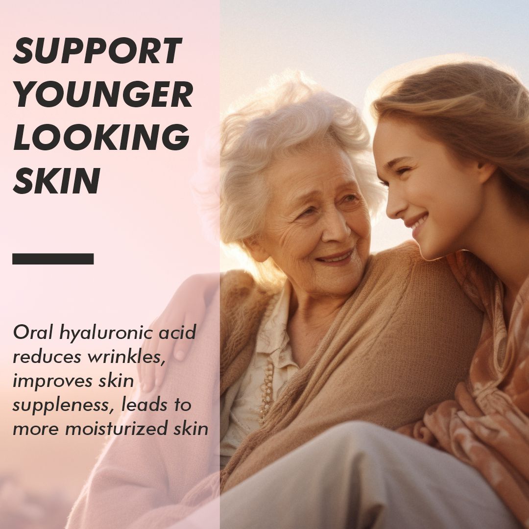 Vitaminnica Hyaluronic Acid 60 Capsules + Free Gluta Boost 11-in-1 Effervescent Tablets – Advanced Skin Moisture & Glow Combo