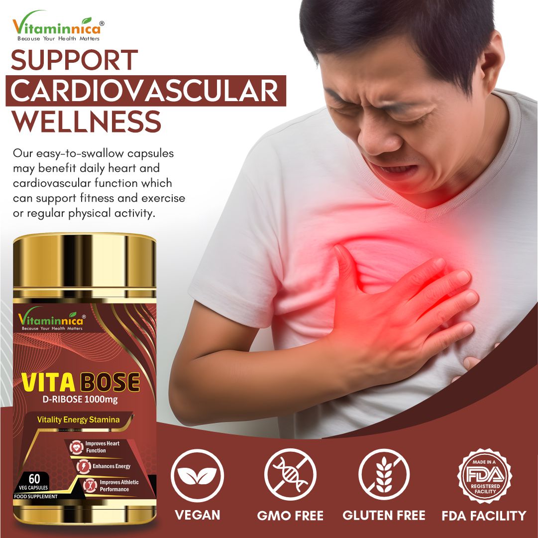 Vitaminnica Vita Bose D-Ribose- 60 Capsules