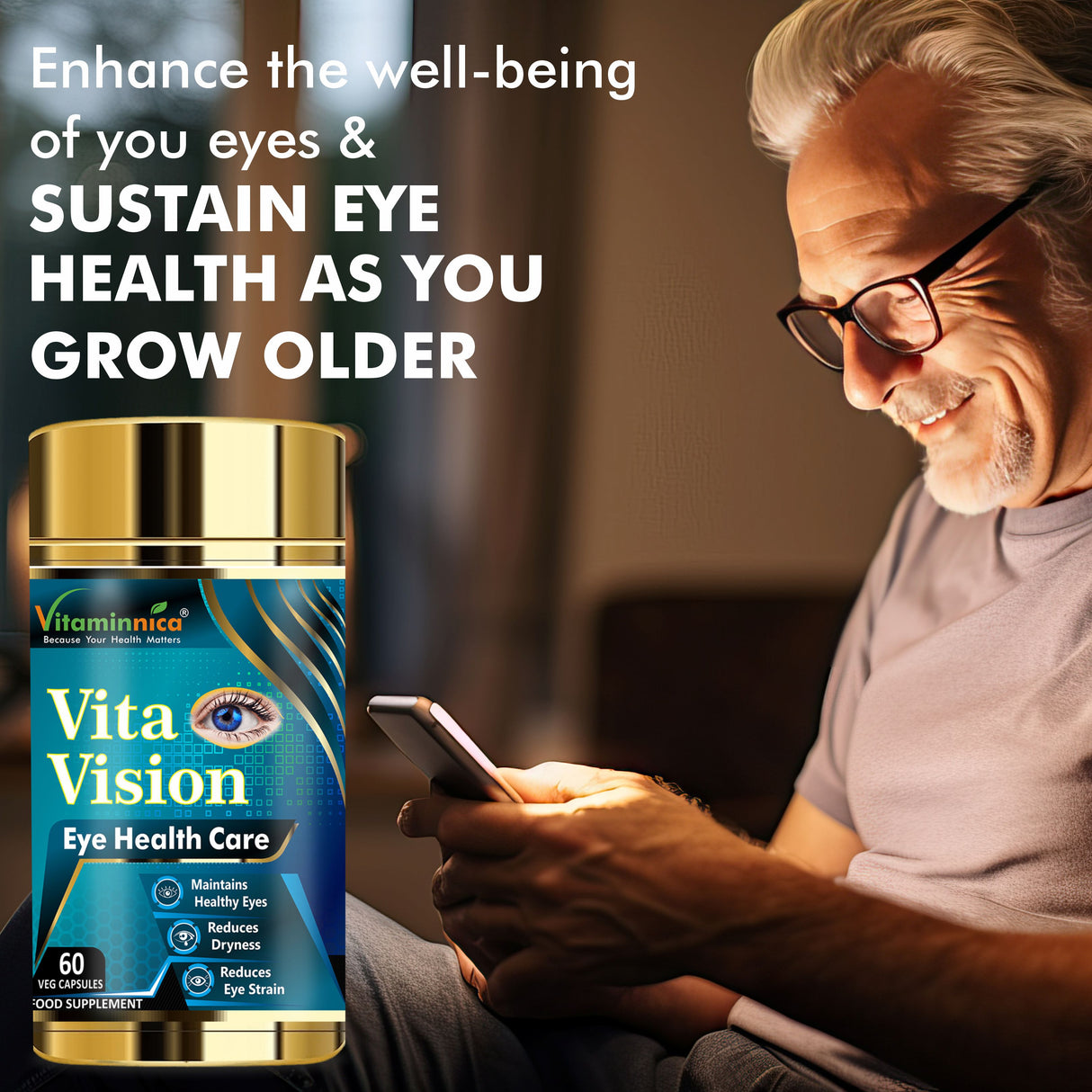 Vitaminnica Vita Vision - Maintain Healthy Eyes- 60 Capsules