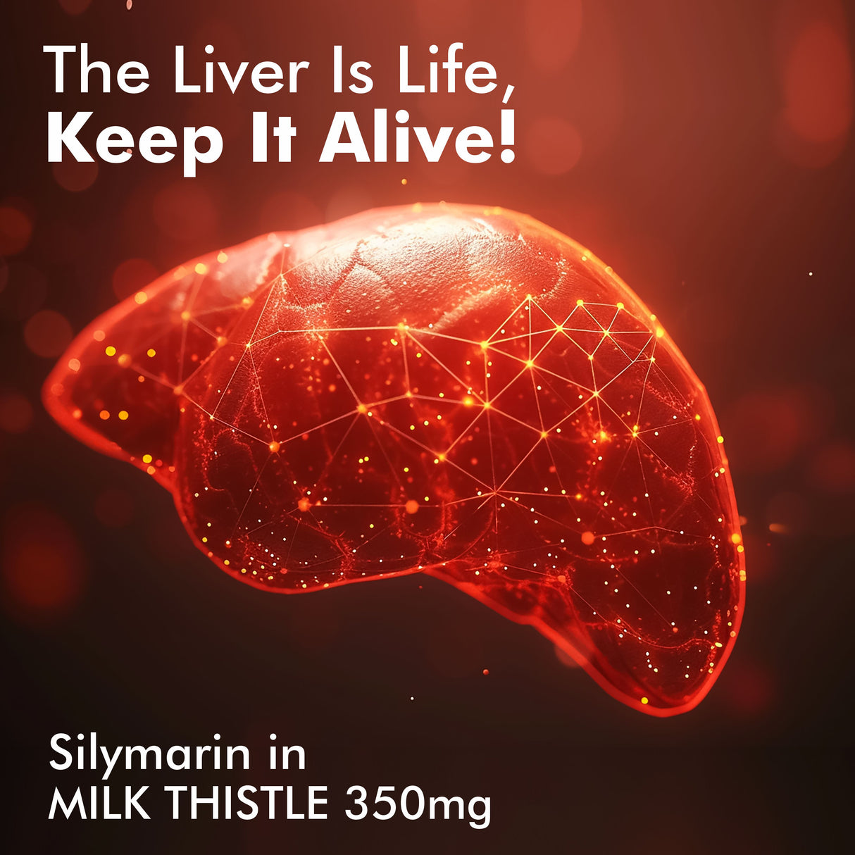 Vitaminnica Milk Thistle- Natural Liver Support- 60 Capsules