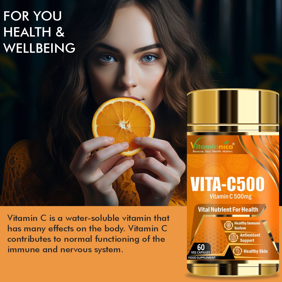 Vitaminnica Vita C 500mg- 60 Capsules