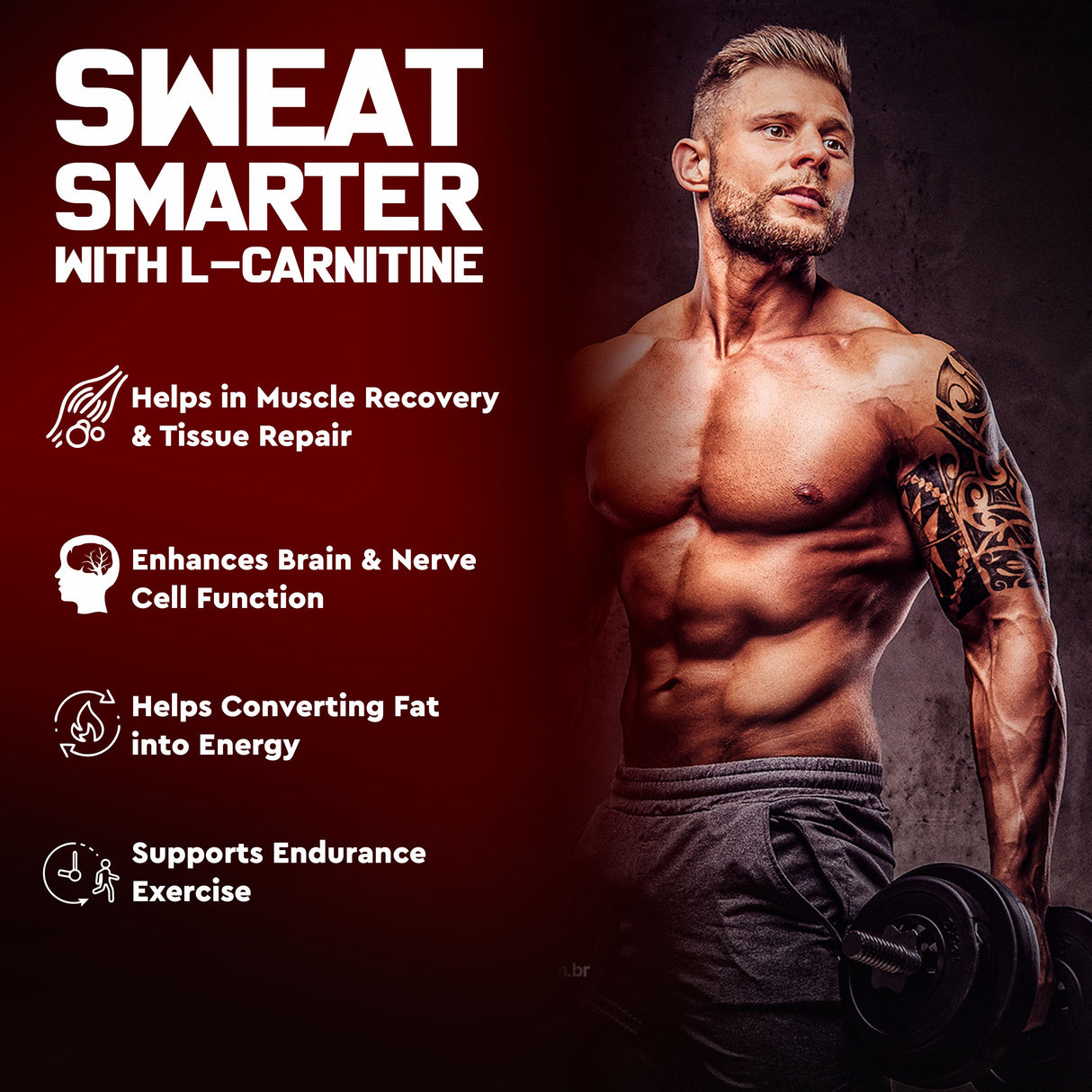 Vitaminnica L-Carnitine- 20 Effervescent Tablets Orange Flavour – Fat Metabolism, Energy & Weight Management Support | Fast-Absorbing Metabolic Drink