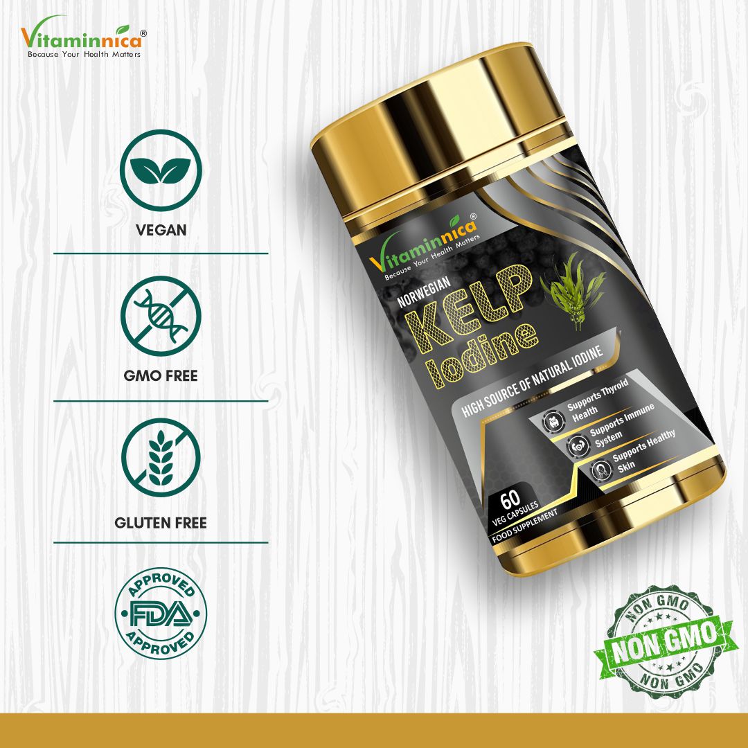 Vitaminnica Norwegian Kelp Iodine- 60 Capsules