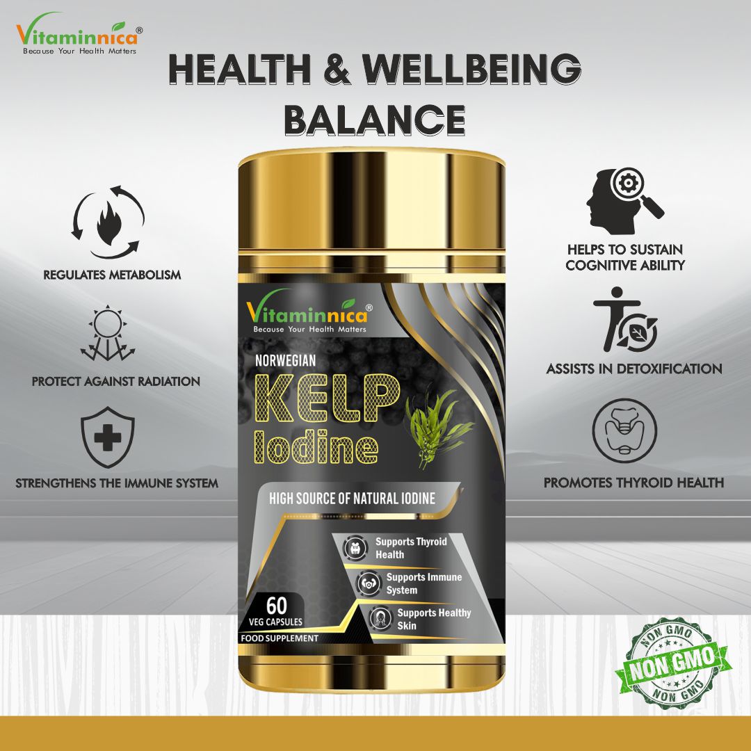 Vitaminnica Norwegian Kelp Iodine- 60 Capsules