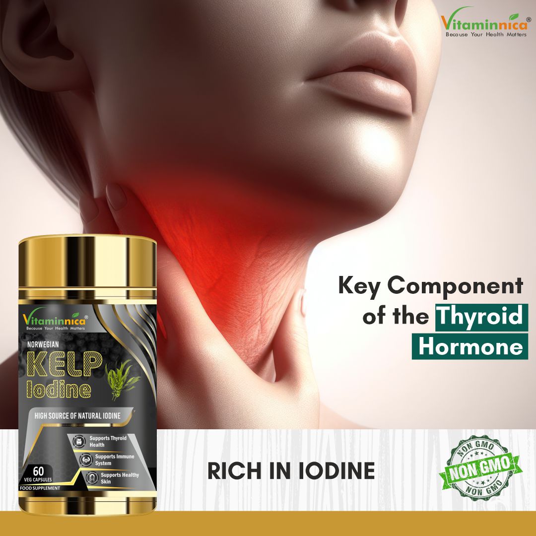 Vitaminnica Norwegian Kelp Iodine- 60 Capsules