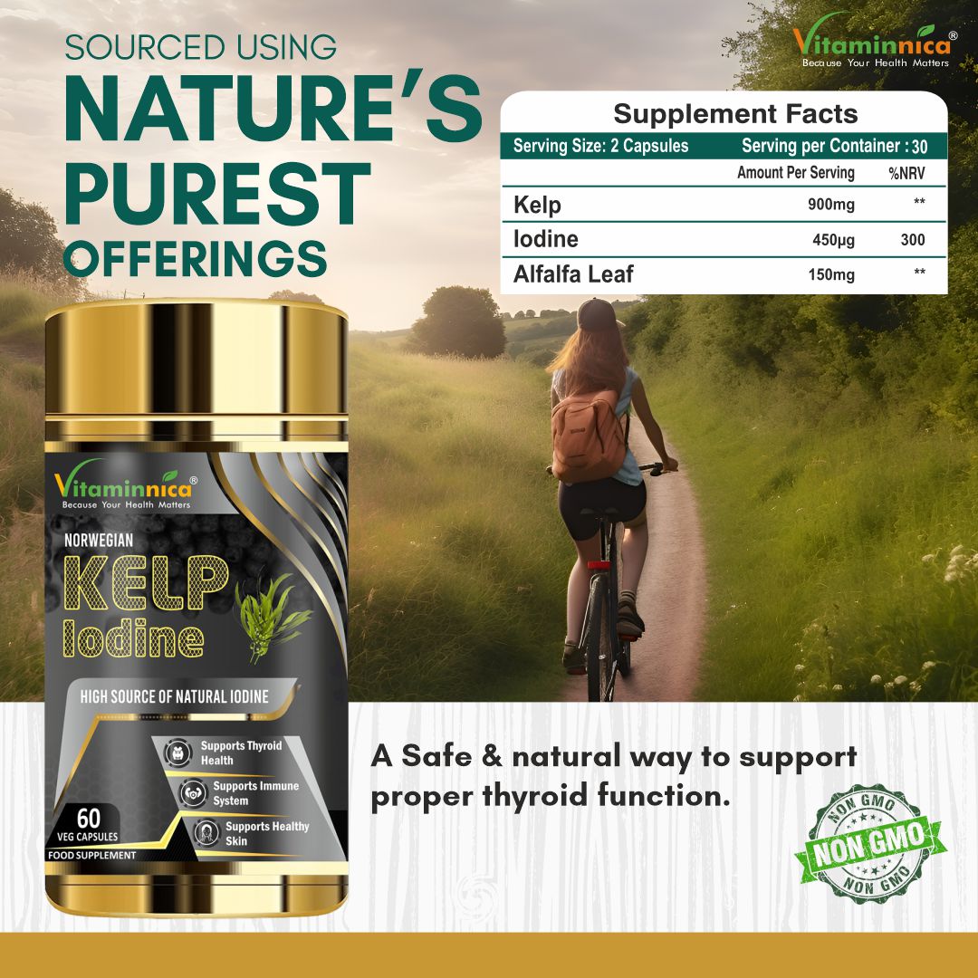 Vitaminnica Norwegian Kelp Iodine- 60 Capsules