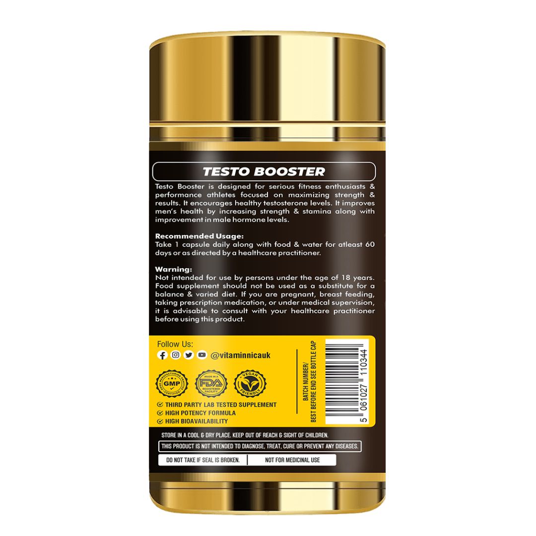 Vitaminnica Testo Booster- 60 Capsules