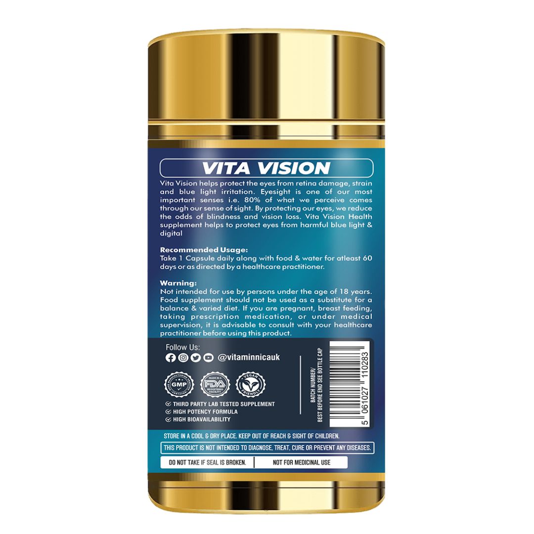 Vitaminnica Vita Vision - Maintenir des yeux sains - 60 capsules