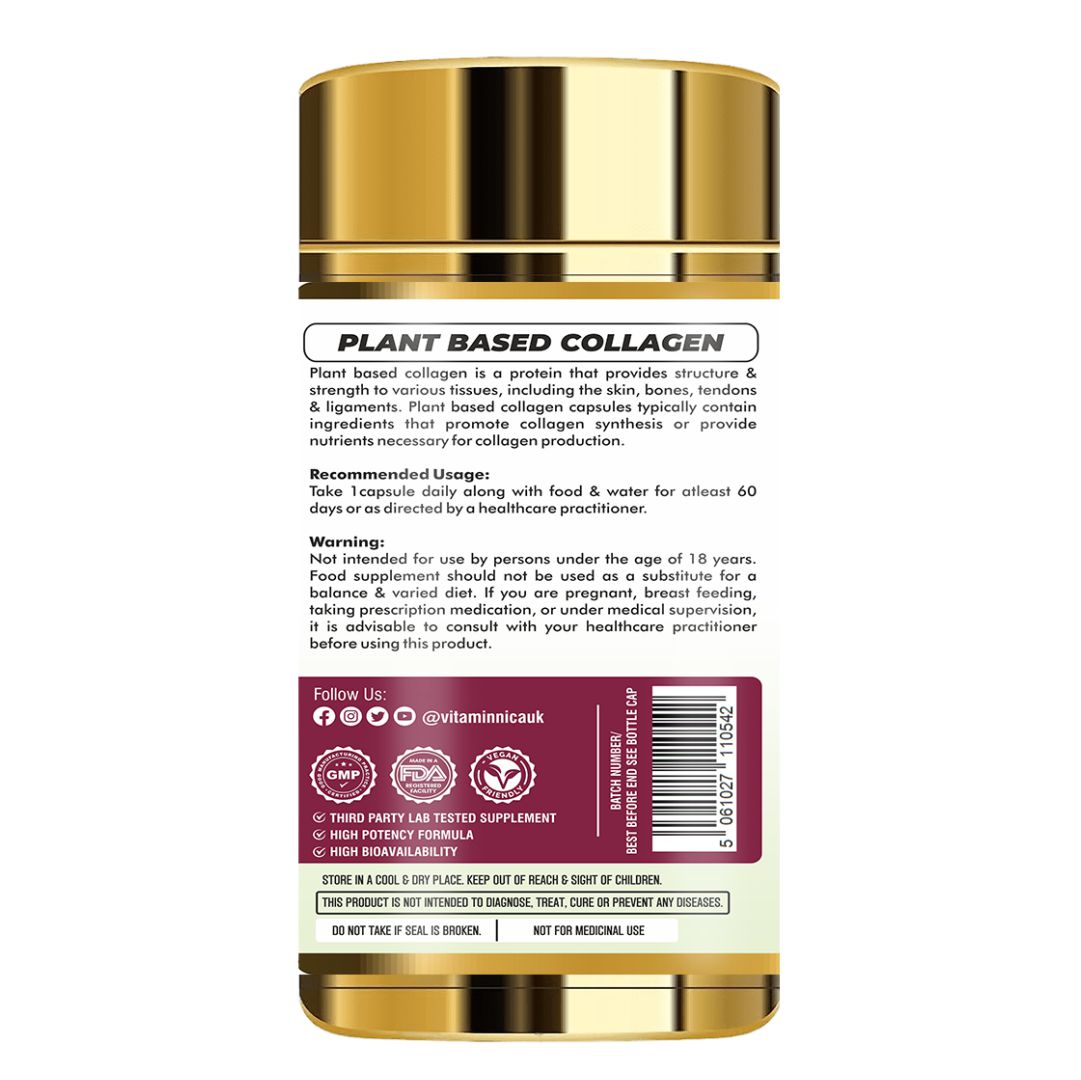 Collagène à base de plantes Vitaminnica - 60 capsules