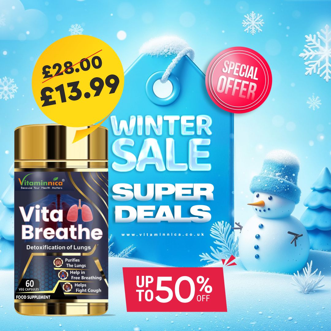 Vitaminnica Vita Breathe : Détoxifie la santé des poumons -60 gélules