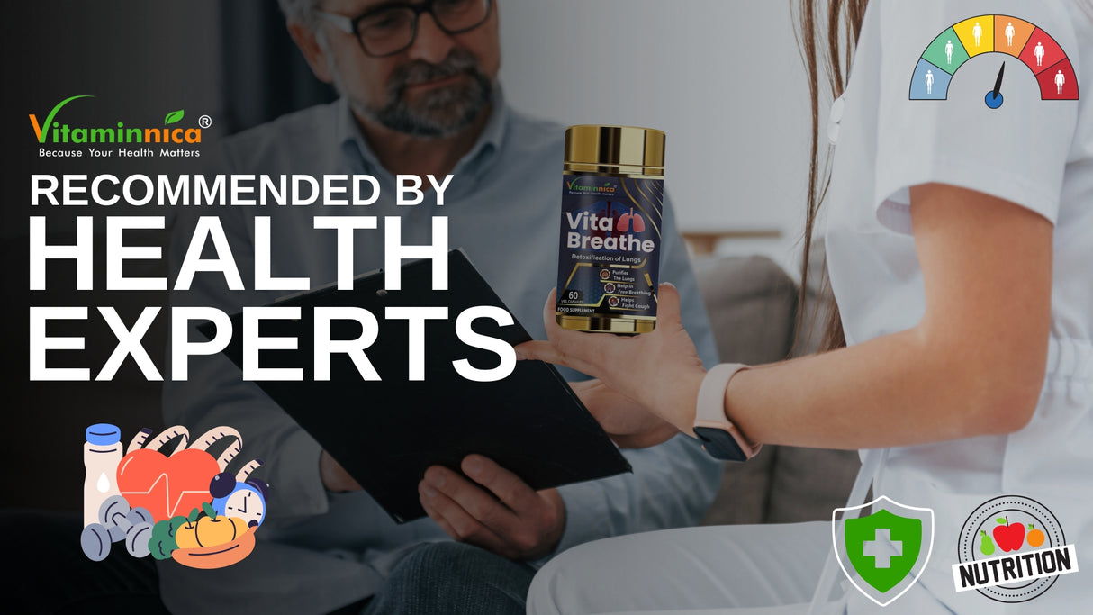 Vitaminnica Vita Breathe : Détoxifie la santé des poumons -60 gélules