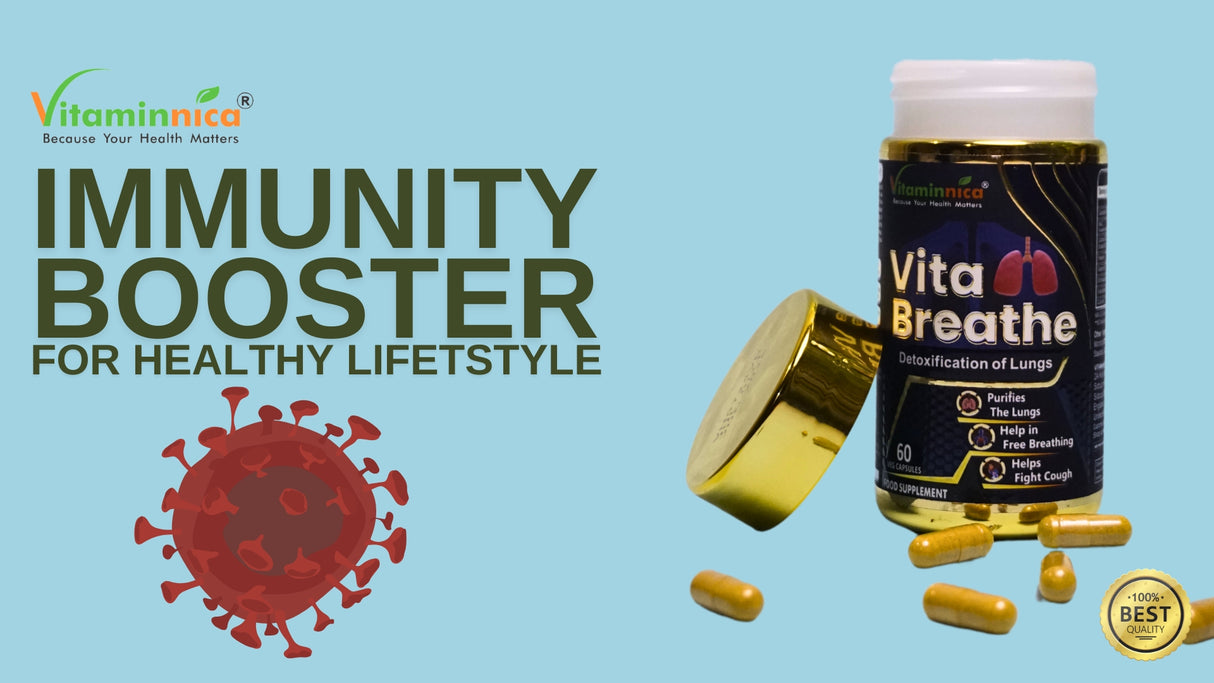 Vitaminnica Vita Breathe : Détoxifie la santé des poumons -60 gélules