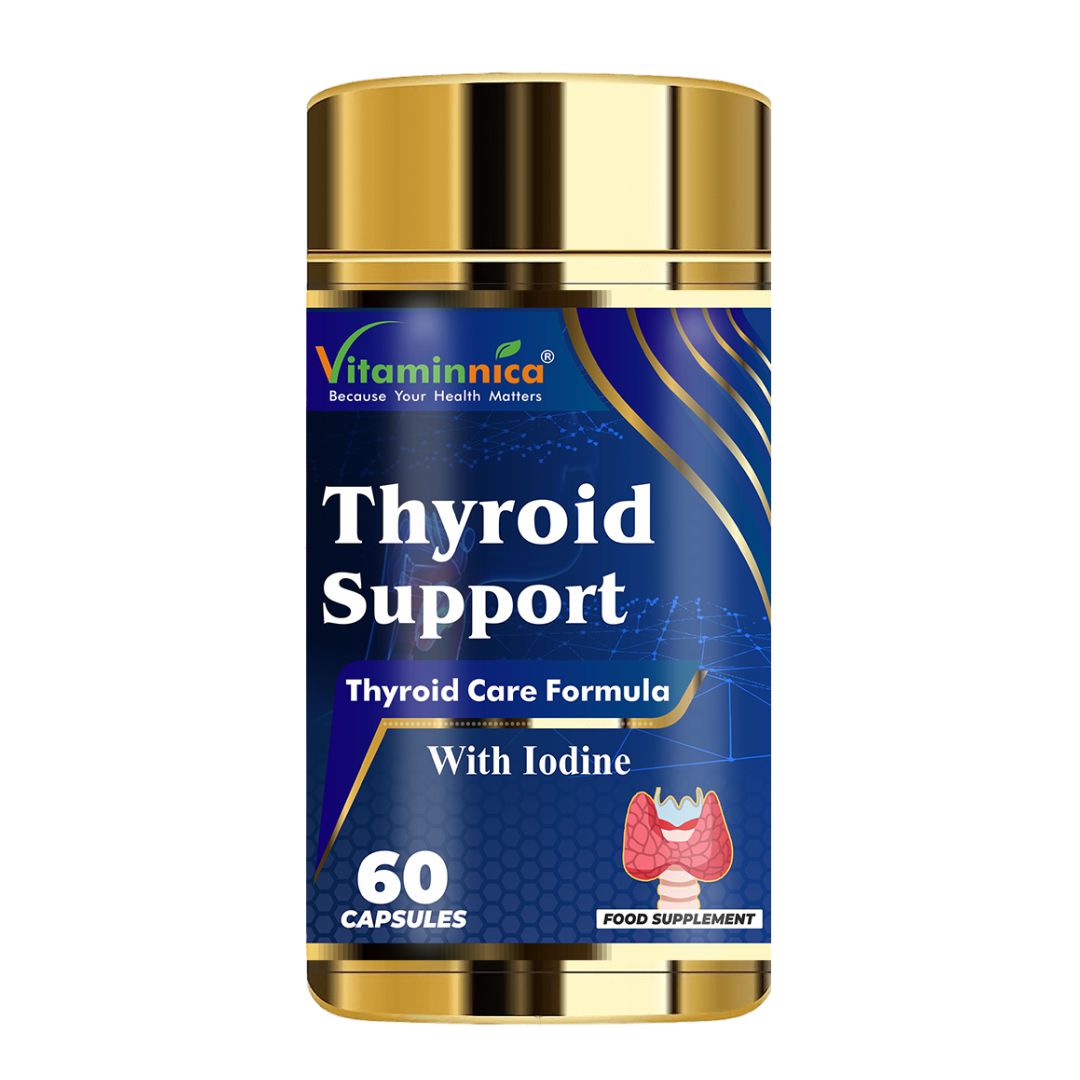 Vitaminnica Thyroid Support - Fonction thyroïdienne saine - 60 capsules
