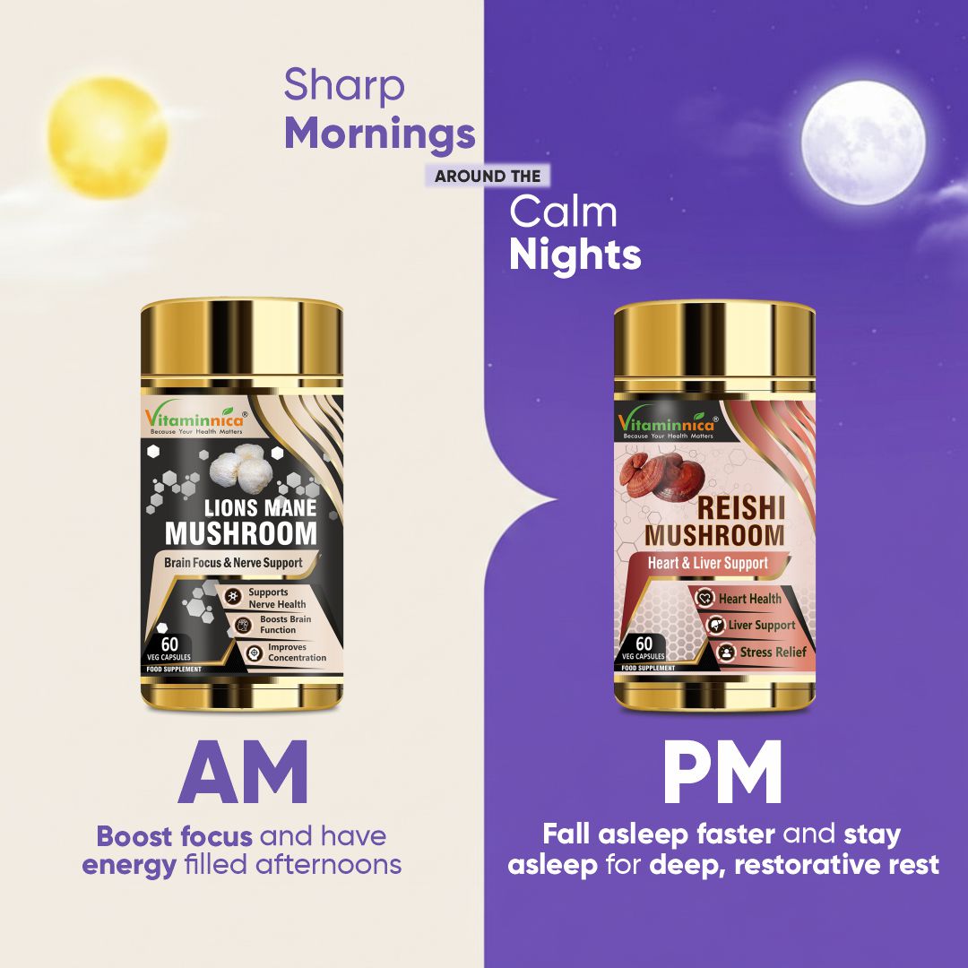 Vitaminnica Reishi-Pilz – 60 Kapseln