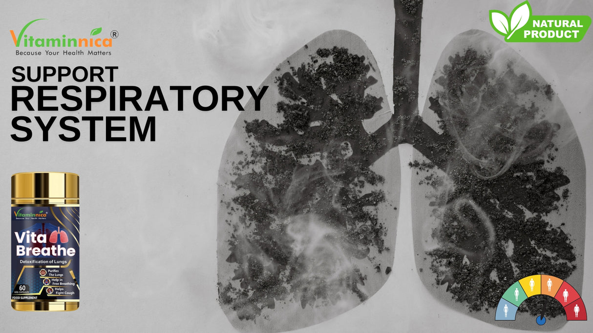 Vitaminnica Vita Breathe : Détoxifie la santé des poumons -60 gélules