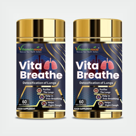 Vitaminnica Vita Breathe: Most Recommended For Lungs Support -60 Capsules