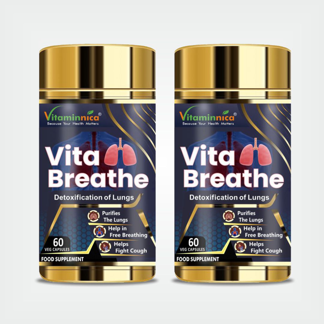 Vitaminnica Vita Breathe : Détoxifie la santé des poumons -60 gélules