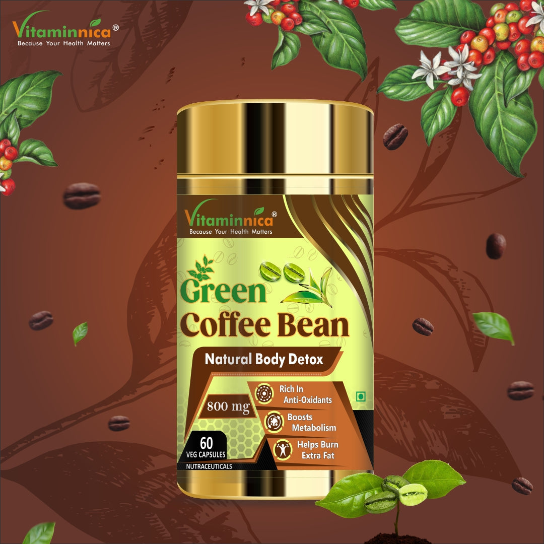 Vitaminnica Green Coffee Bean- 60 Capsules - vitaminnicahealthcare