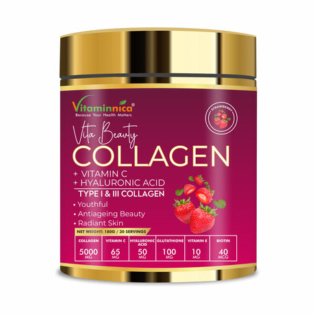 Vitaminnica Collagen Powder MixBeerengeschmack – 180 g – 30 Portionen