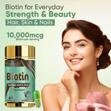 Vitaminnica Biotin – Bessere Haare, Haut und Nägel – 60 Kapseln
