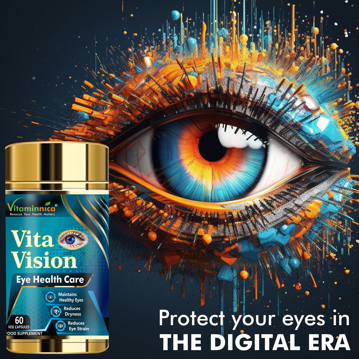 Vitaminnica Vita Vision - Maintenir des yeux sains - 60 capsules