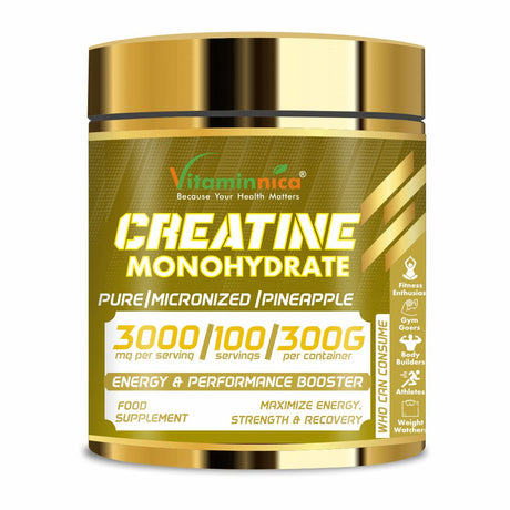 Vitaminnica Kreatin-Monohydrat-Pulverform – geschmacksneutral