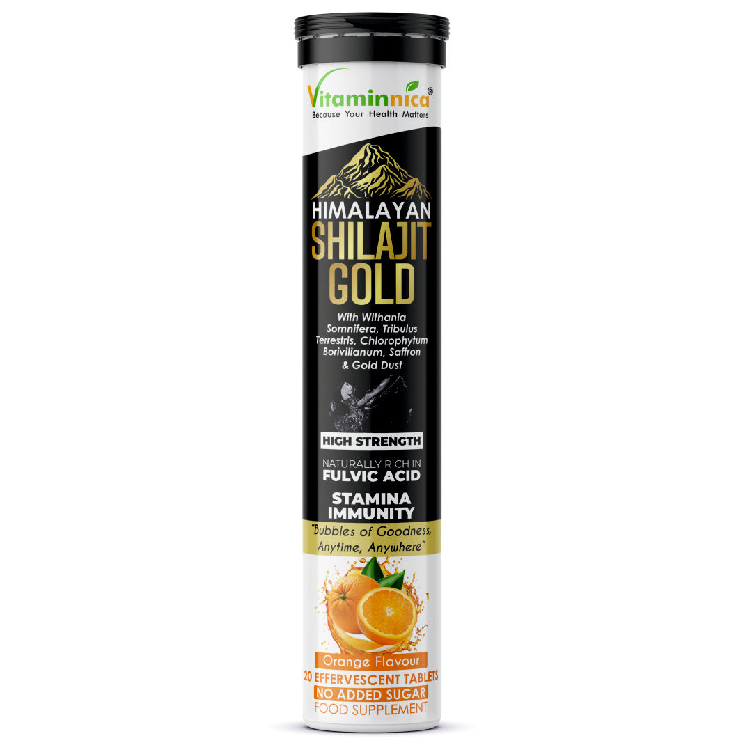 Vitaminnica Shilajit Gold- 20 Effervescent Tablets
