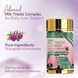 Vitaminnica High Strength Liver Cleanse Combo | 9in1 Liver Detox Effervescent + Milk Thistle Complex Capsules | Daily Liver Cleanse, Detox & Digestive Support