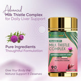 Vitaminnica Milk Thistle Complex- High Strength- 90 Capsules