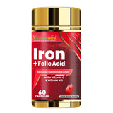 Vitaminnica Iron+Folic Acid- 60 Capsules