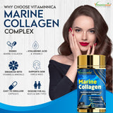 Natural Beauty Bundle- Vitaminnica Marine Collagen+ Vita Youth+ Hyaluronic Acid- 180 Capsules