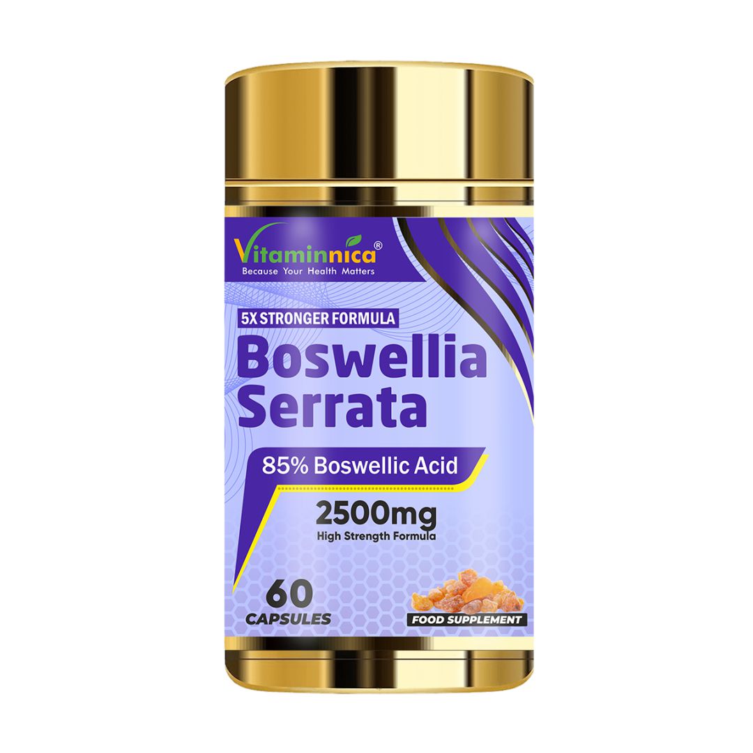 Vitaminnica Boswellia Serrata 2500 mg (5:1 Extrakt) – 60 vegane Kapseln