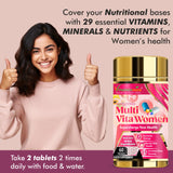 Vitaminnica Multi Vita Women (Multivitamins) - Improves Energy Levels- 60 Tablets