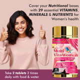 Vitaminnica Multi Vita Women (Multivitamine) – Verbessert das Energieniveau – 60 Tabletten