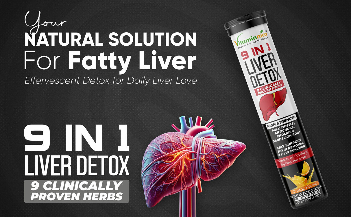 Vitaminnica 9in1 Liver Detox- 20 Effervescent Tablets