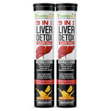 Vitaminnica 9-in-1 Liver Detox Effervescent Tablets – Advanced Liver Cleanse- 20 Effervescent Tablets