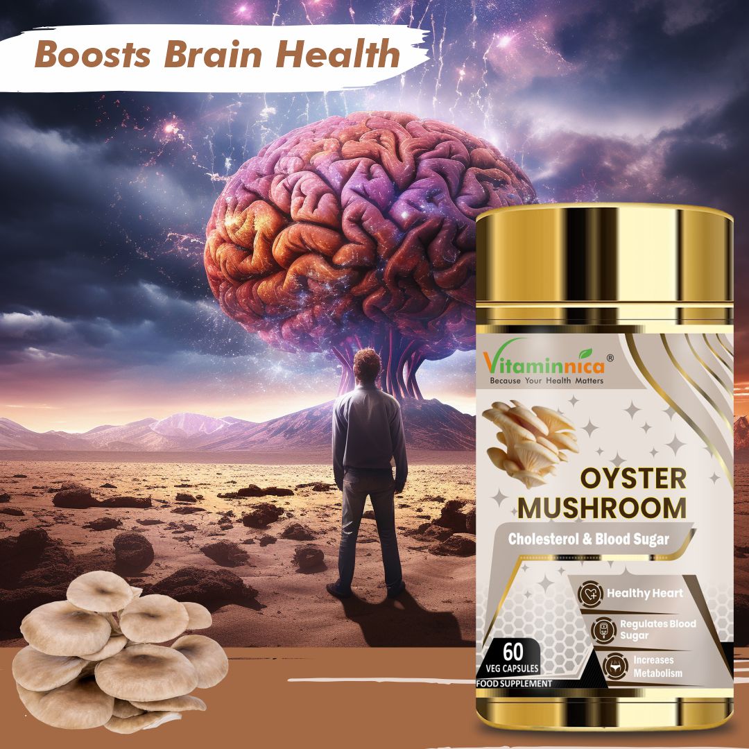 Vitaminnica Oyster Mushroom- 60 Capsules