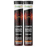 Vitaminnica L-Carnitine- 20 Effervescent Tablets Orange Flavour – Fat Metabolism, Energy & Weight Management Support | Fast-Absorbing Metabolic Drink