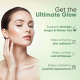 Vitaminnica Biotin – Bessere Haare, Haut und Nägel – 60 Kapseln