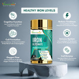 Vitaminnica Iron Glycinate- 60 Capsules | Regulates Healthy Iron Levels