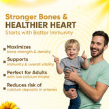 Vitaminnica Vitamin D3+K2 – Verbessert die Knochengesundheit – 60 Kapseln