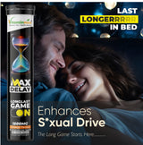 Vitaminnica Max Delay Effervescent Tablets Orange Flavour – Buy 2 Get 1 Free | Stamina, Endurance, Vitality & Sexual Wellness Support | Vegan, Sugar Free